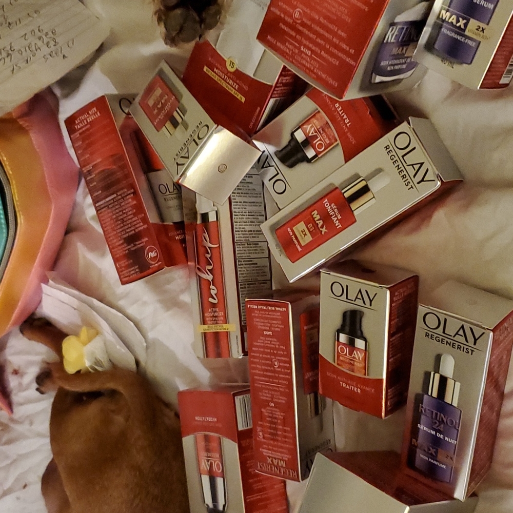 Unopened oil of olay